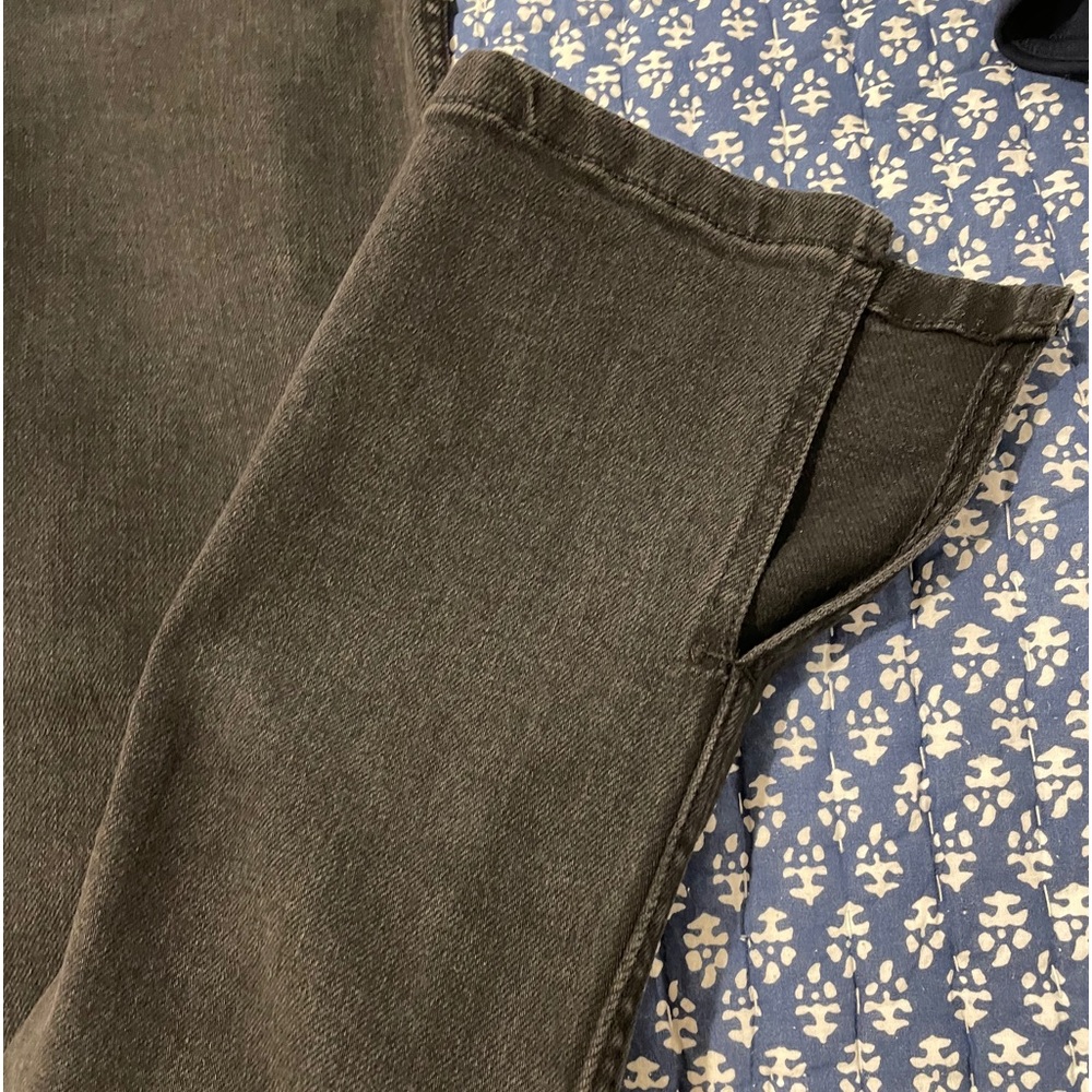 Gianni Bini Black split hem ankle jean - Picture 3 of 3